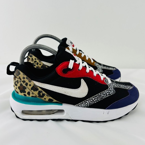 Nike Shoes - Nike Shoes Women's Size 7 Air Max Dawn SE Black Safari Animal Sneakers